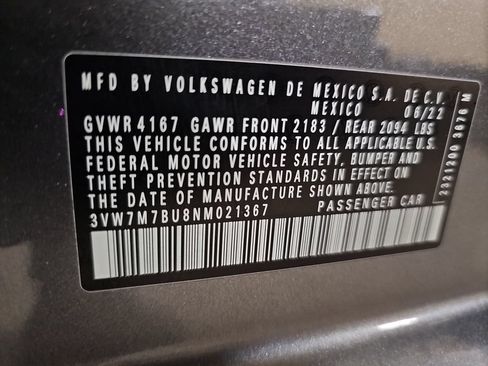 Used 2022 Volkswagen Jetta SE FWD image 24
