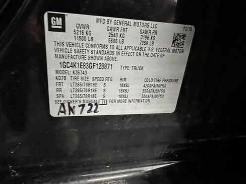 Used 2016 Chevrolet Silverado 3500 High Country w/ Duramax Plus Package image 19