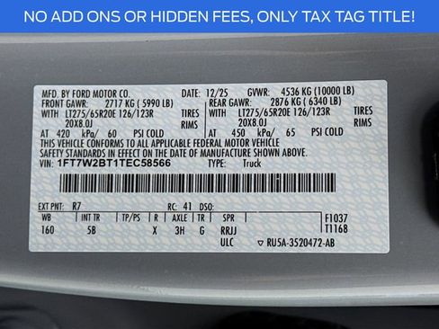 New 2026 Ford F250 Lariat w/ Black Appearance Package image 34