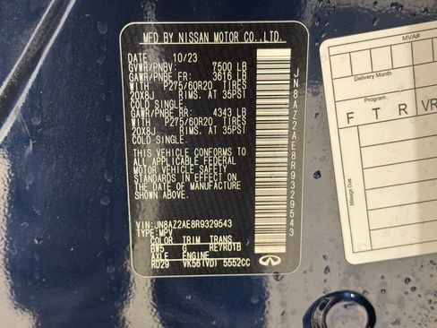 Used 2024 INFINITI QX80 Luxe image 35