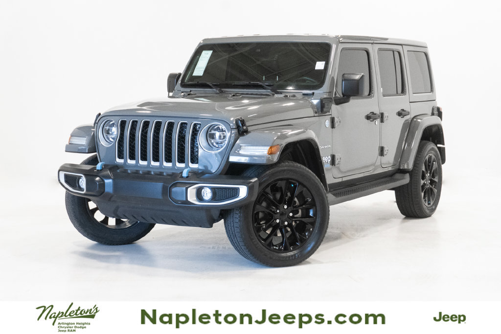 Used 2021 Jeep Wrangler Unlimited Sahara w/ Cold Weather Group AWD/4WD image 1