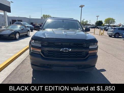 Used 2016 Chevrolet Silverado 1500 W/T w/ Black Out Edition AWD/4WD image 3