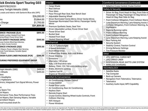 New 2026 Buick Envista Sport Touring w/ Convenience I Package FWD image 4