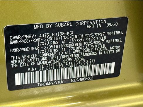 Certified 2021 Subaru Crosstrek 2.5i Sport image 28