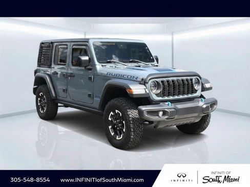 Used 2024 Jeep Wrangler Unlimited Rubicon 4xe w/ Technology Group image 3