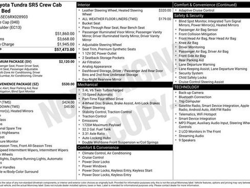 Used 2024 Toyota Tundra SR5 w/ SR5 Premium Package AWD/4WD image 3