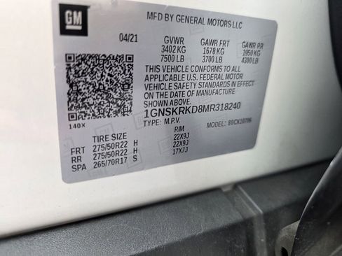 Used 2021 Chevrolet Tahoe RST w/ Luxury Package image 40