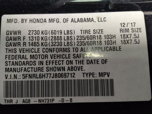 Used 2018 Honda Odyssey EX-L image 33