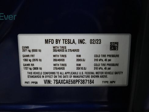 Used 2023 Tesla Model X AWD/4WD image 33