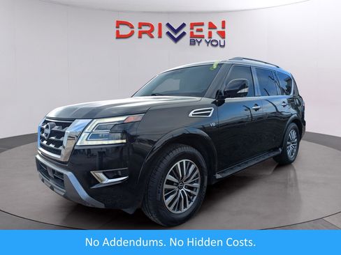 Used 2021 Nissan Armada SL w/ Captain's Chairs Package image 1