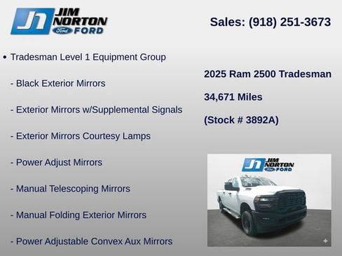 Used 2025 RAM 2500 Tradesman AWD/4WD image 15