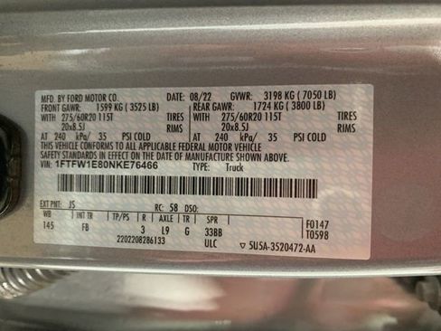 Used 2022 Ford F150 XLT w/ Equipment Group 302A High AWD/4WD image 33