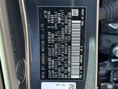 Certified 2025 Honda Civic Sport image 34