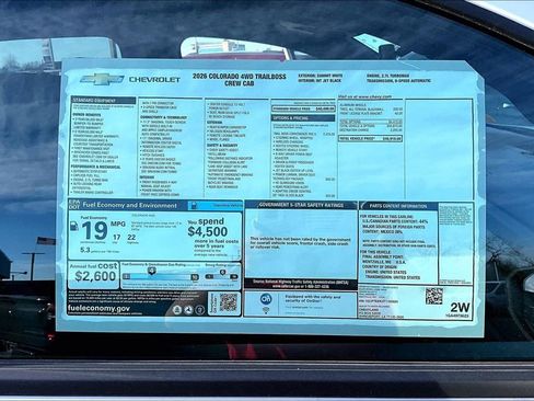 New 2026 Chevrolet Colorado Trail Boss image 14