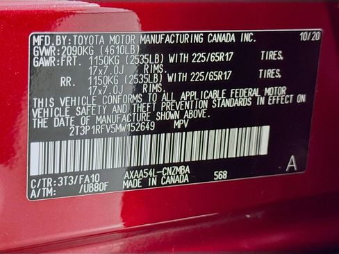 Used 2021 Toyota RAV4 XLE w/ Convenience Package AWD/4WD image 28