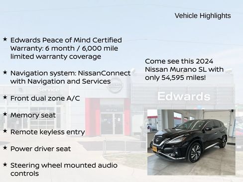 Used 2024 Nissan Murano SL AWD/4WD image 11