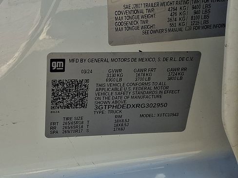 Used 2024 GMC Sierra 1500 SLT RWD image 27
