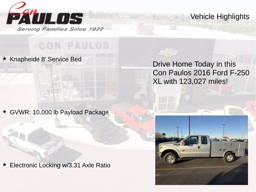 Used 2016 Ford F250 XL w/ Power Equipment Group AWD/4WD image 3