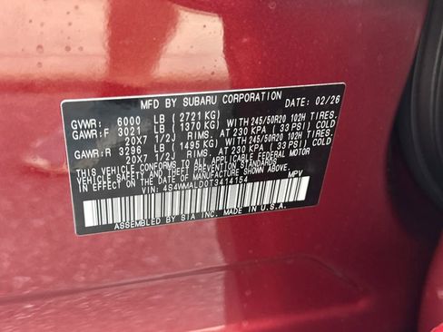 New 2026 Subaru Ascent Bronze Edition AWD/4WD image 39