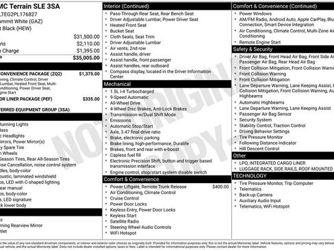 Used 2023 GMC Terrain SLE w/ Driver Convenience Package AWD/4WD image 24