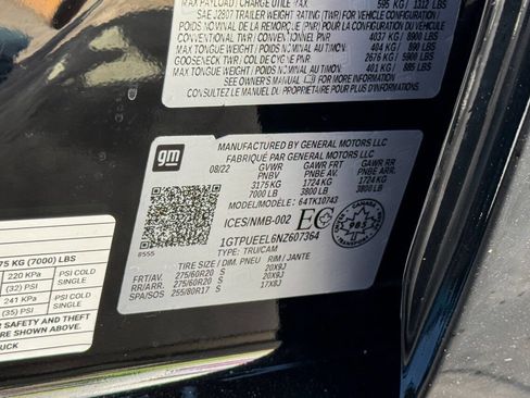 Used 2022 GMC Sierra 1500 AT4 w/ Technology Package image 19