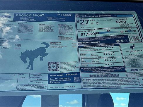 New 2025 Ford Bronco Sport Outer Banks w/ Outer Banks Tech Package+ image 14