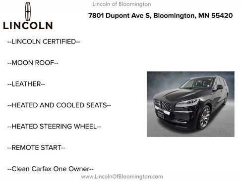 Certified 2023 Lincoln Aviator Grand Touring w/ Equipment Group 301A AWD/4WD image 6