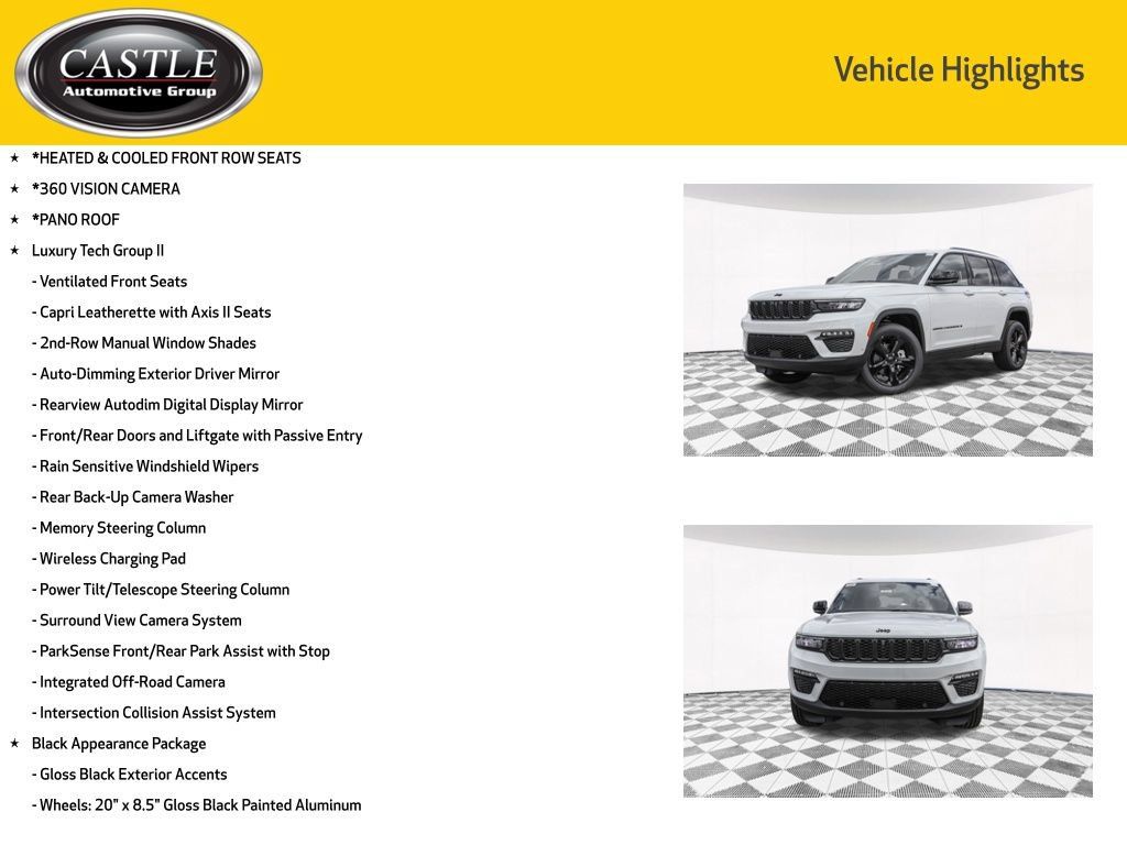 New 2025 Jeep Grand Cherokee Limited w/ Luxury Tech Group II AWD/4WD image 4