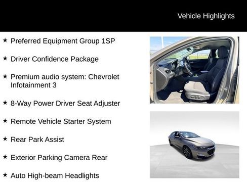 Used 2023 Chevrolet Malibu RS w/ Driver Confidence Package FWD image 11