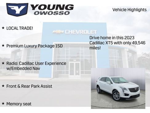 Certified 2023 Cadillac XT5 Premium Luxury image 7