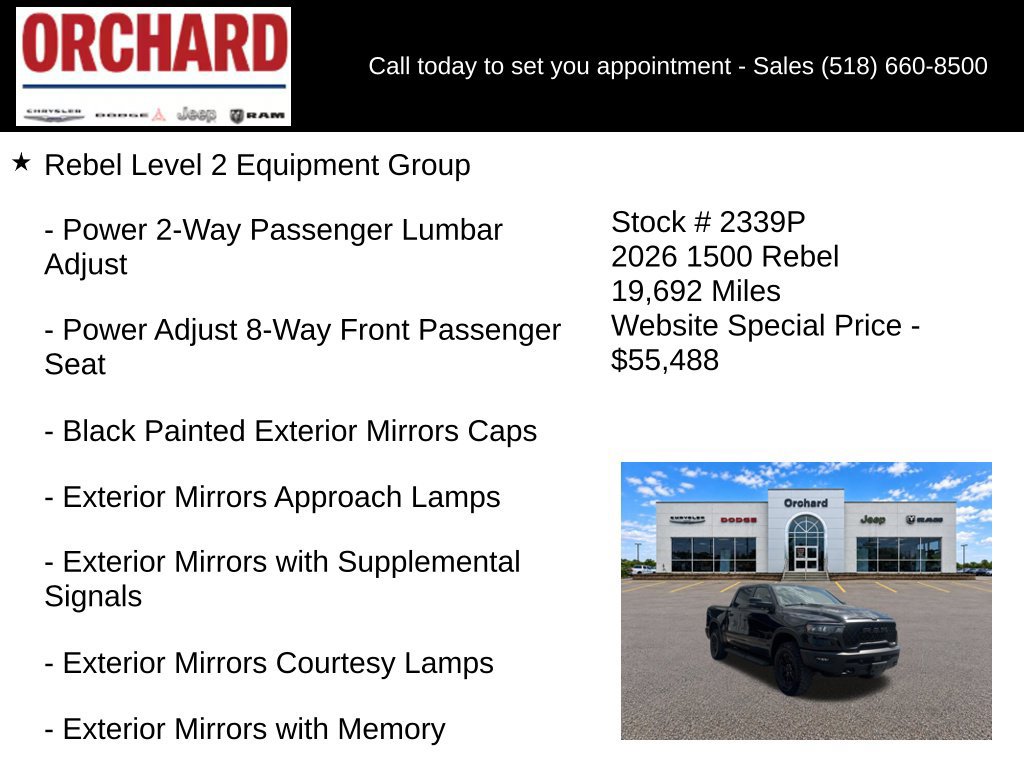 Used 2026 RAM 1500 Rebel w/ Rebel Level 2 Equipment Group AWD/4WD image 16