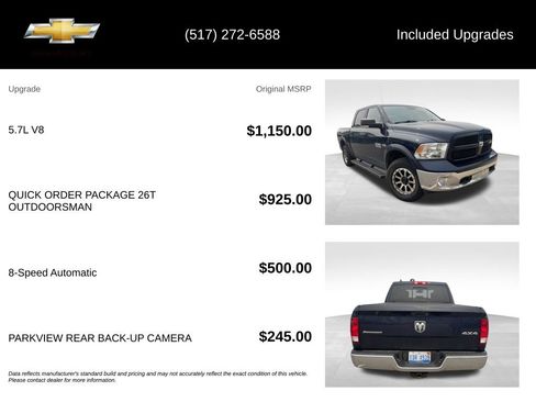 Used 2016 RAM 1500 Outdoorsman AWD/4WD image 5