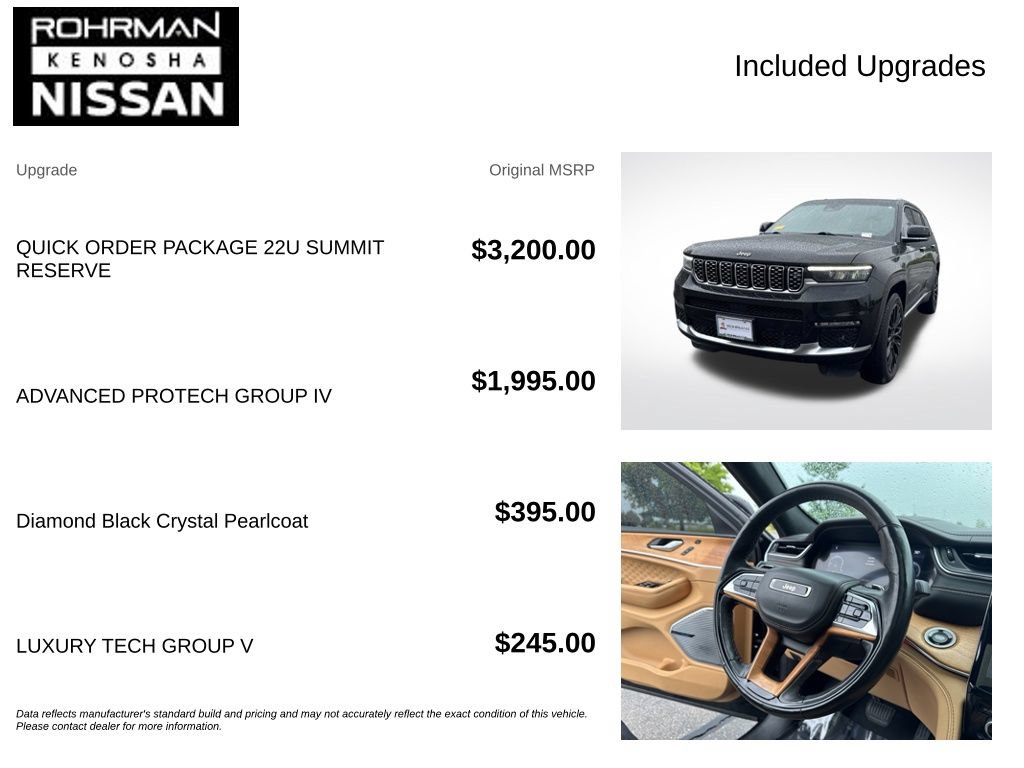 Used 2021 Jeep Grand Cherokee L Summit AWD/4WD image 4