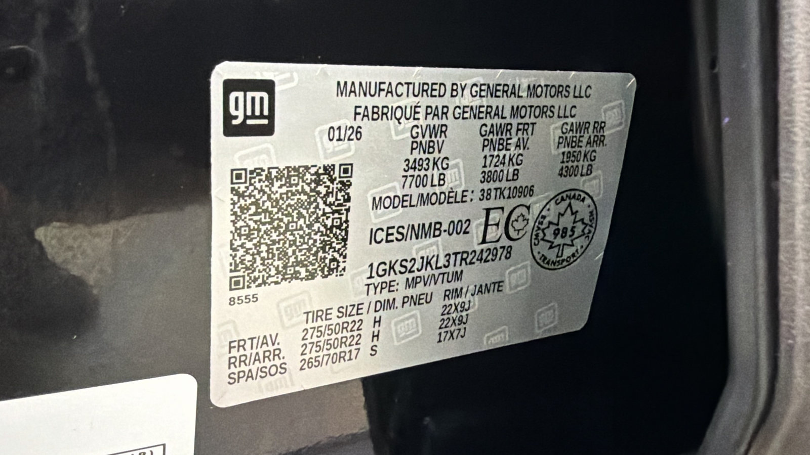 Used 2026 GMC Yukon XL Denali w/ Sun & Power Step Package AWD/4WD image 40