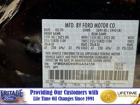 New 2024 Ford Explorer XLT w/ Equipment Group 202A image 24