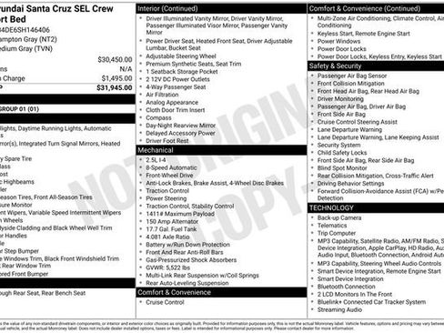 Used 2025 Hyundai Santa Cruz SEL FWD image 10