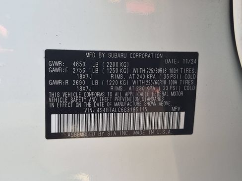 Used 2025 Subaru Outback Onyx Edition AWD/4WD image 35