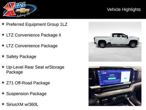 Certified 2024 Chevrolet Silverado 2500 LTZ w/ LTZ Convenience Package AWD/4WD image 2
