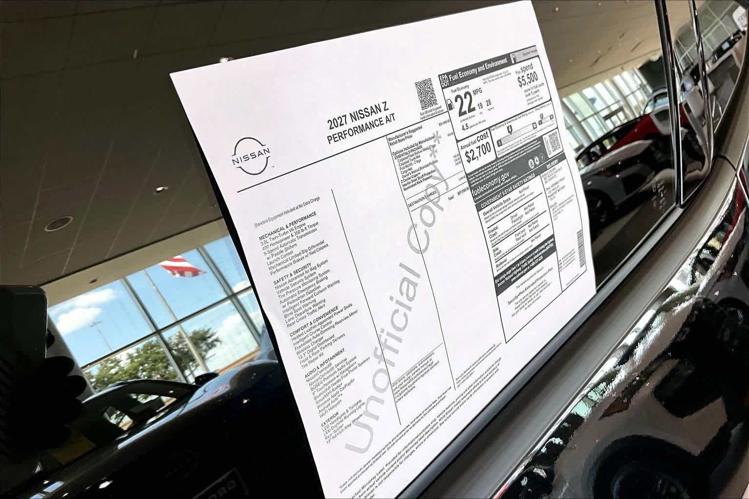 New 2027 Nissan Z Performance RWD image 21