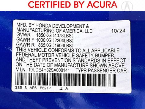 Certified 2025 Acura Integra A-Spec image 42