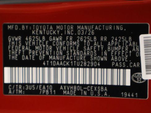 Certified 2026 Toyota Camry SE FWD image 17