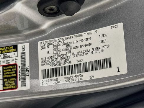Certified 2026 Toyota Tundra Platinum AWD/4WD image 34