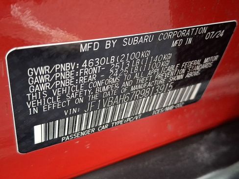 Used 2024 Subaru WRX Premium image 29