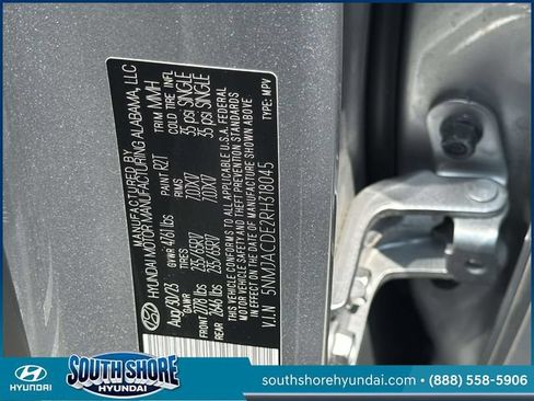 Certified 2024 Hyundai Tucson SE AWD/4WD image 20