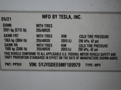 Used 2021 Tesla Model Y Long Range AWD/4WD image 10