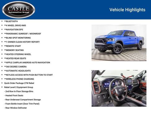 Used 2023 RAM 1500 Rebel w/ Rebel Level 2 Equipment Group image 3