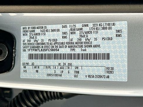 New 2025 Ford F150 Platinum w/ FX4 Off-Road Package AWD/4WD image 21