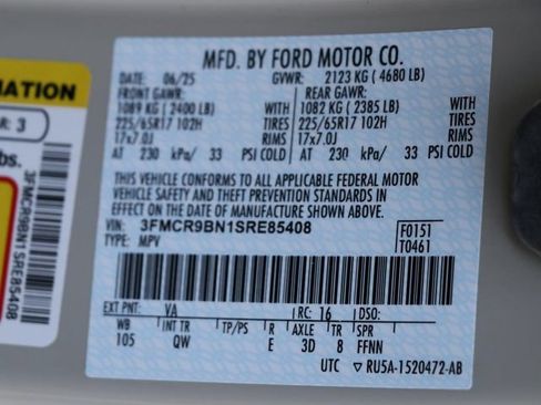 Used 2025 Ford Bronco Sport Big Bend w/ Convenience Package AWD/4WD image 32