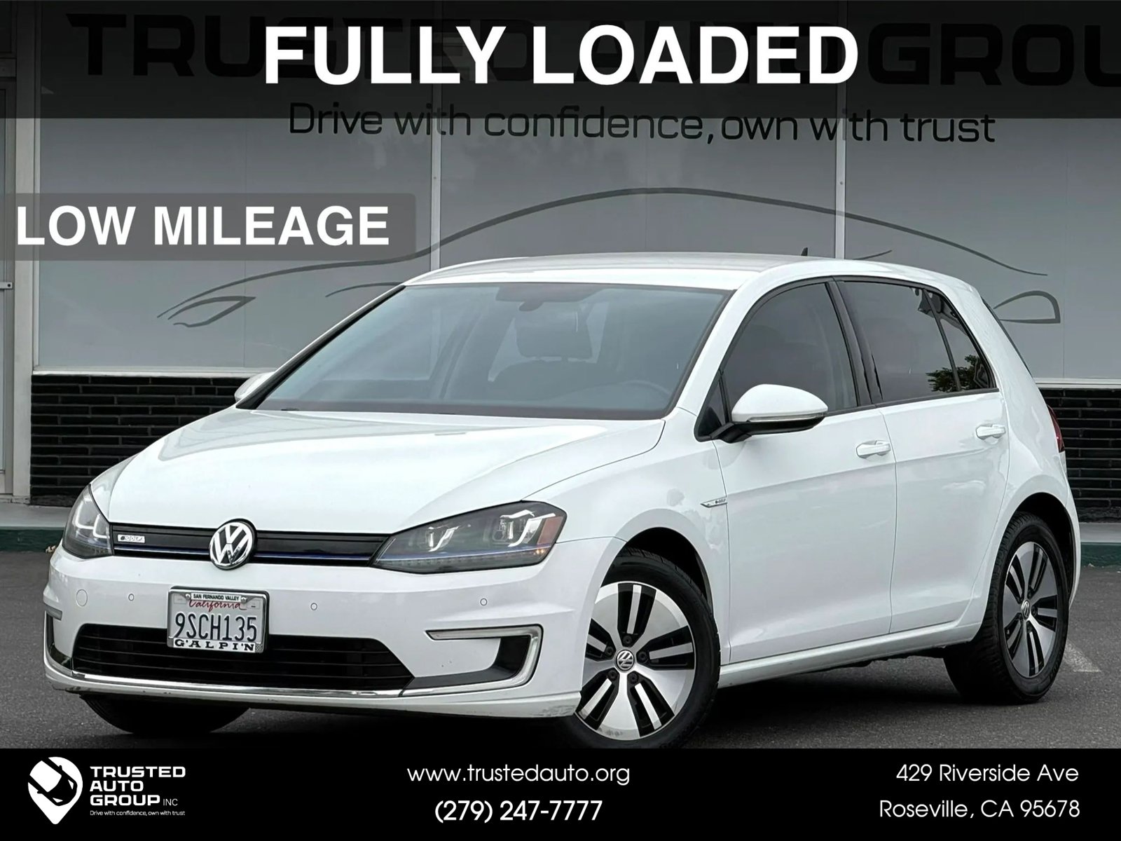 Used 2015 Volkswagen e-Golf SEL Premium FWD image 1