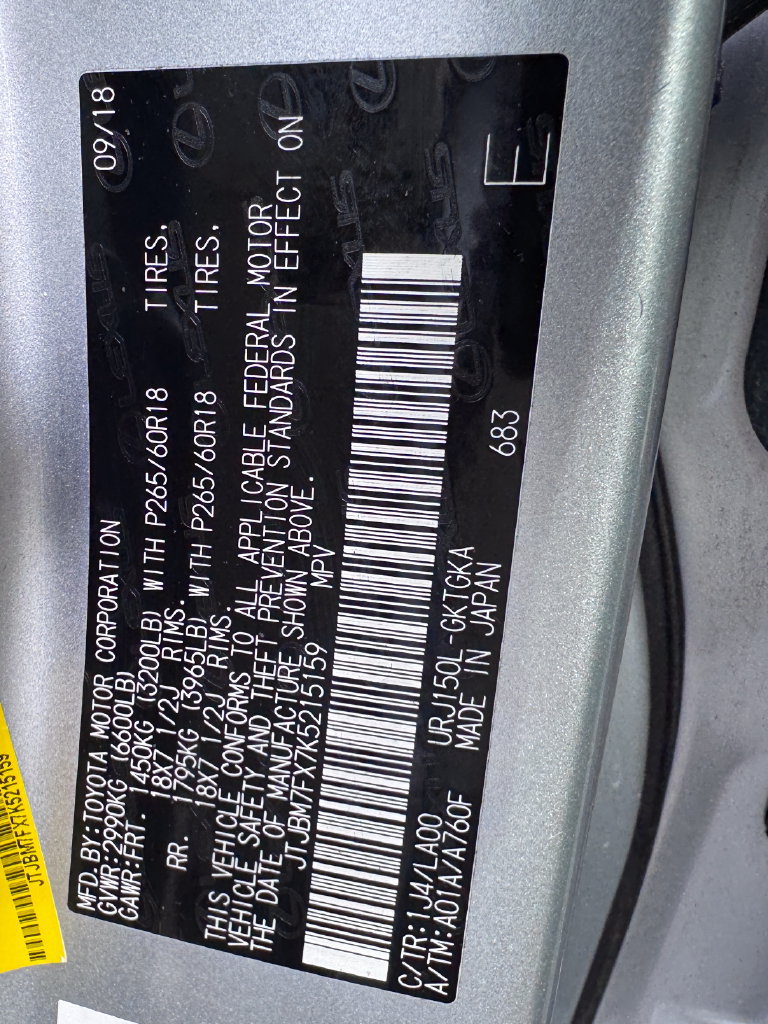 Used 2019 Lexus GX 460 Premium w/ Premium Package AWD/4WD image 40